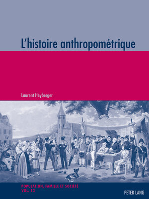 cover image of Lhistoire anthropométrique